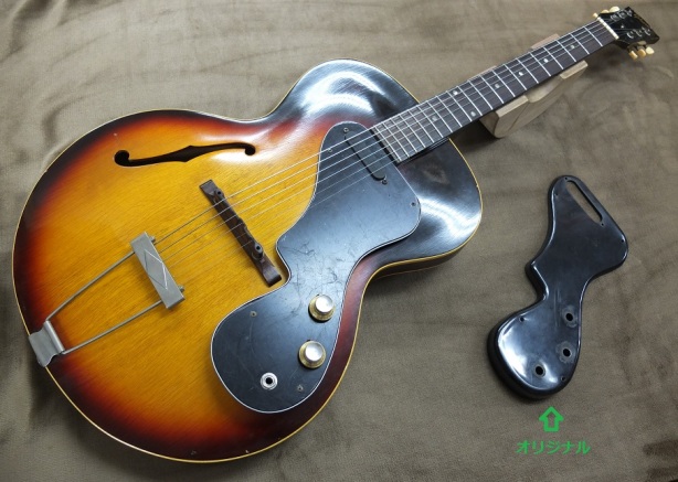 60年代Gibson ES-120のピックガードを製作。